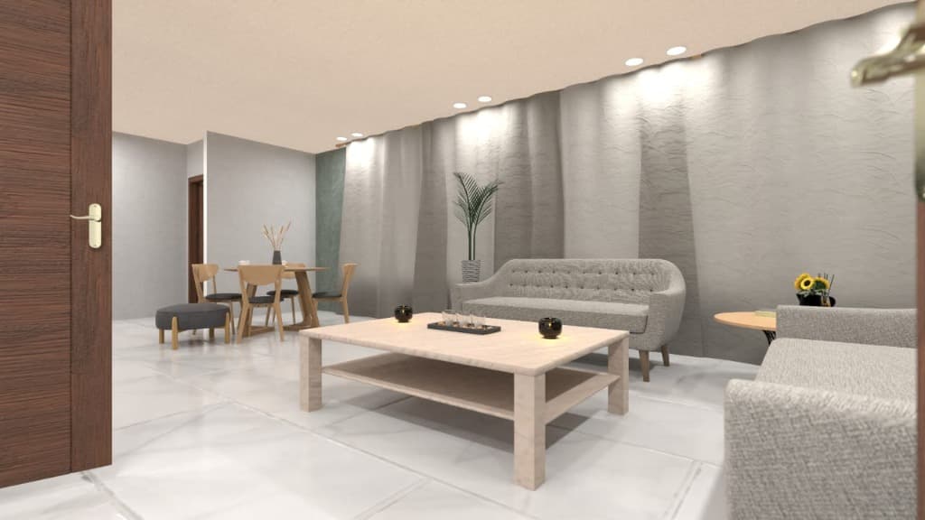 صالة المعيشة والطعام